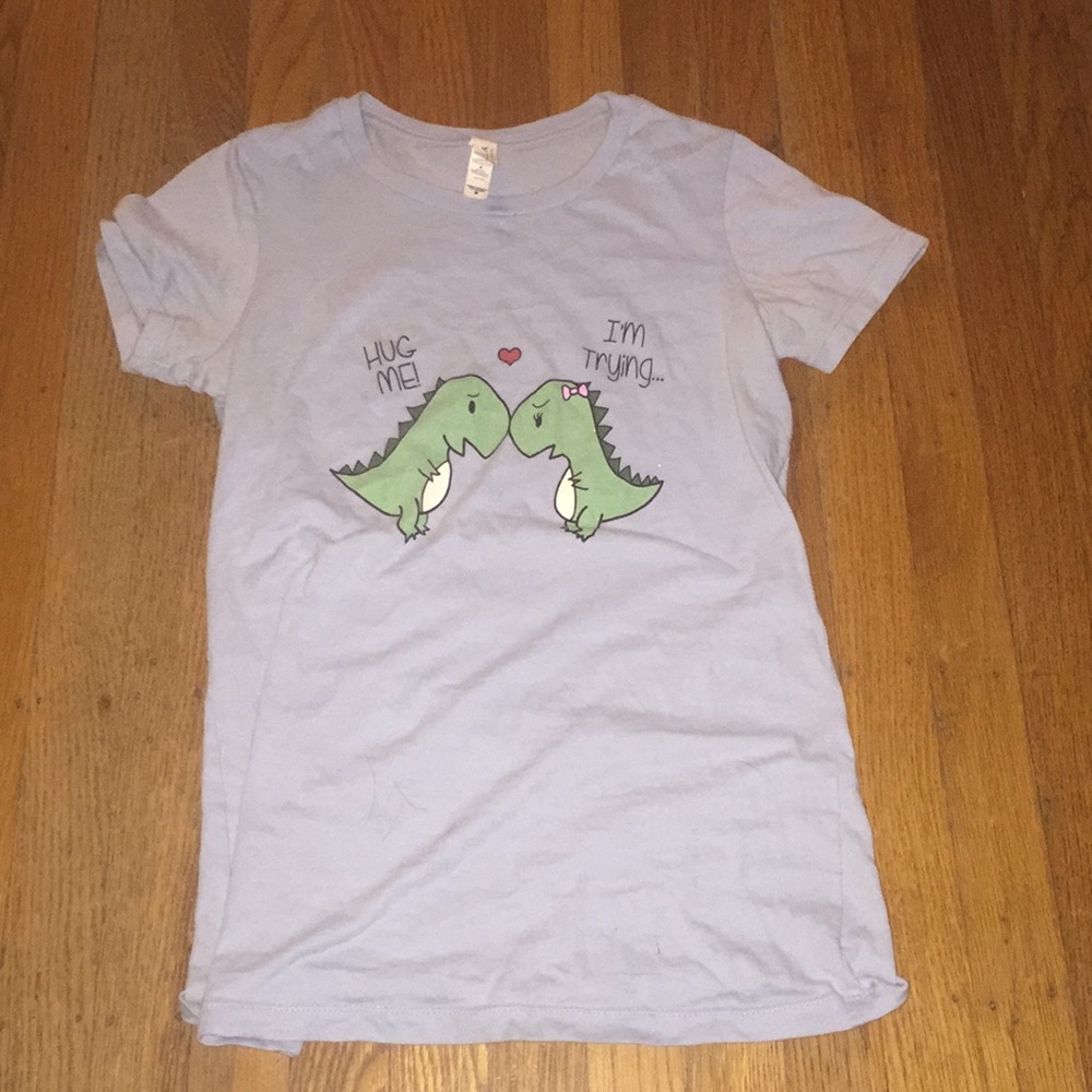 blue graphic t shirt